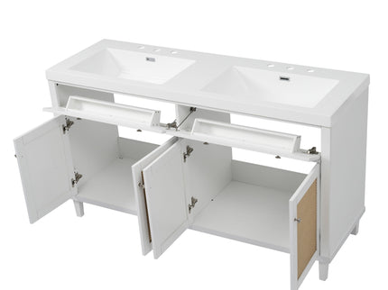 Bathroom Vanity With Double Sink, Large Storage Space