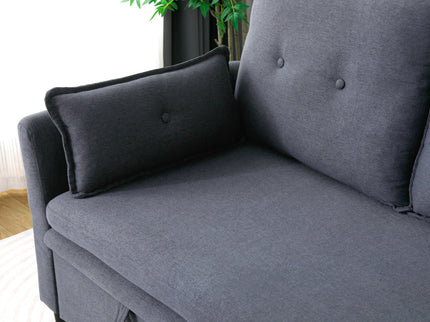 L-Shaped Reversible Chaise Sectional Sofa With Storage