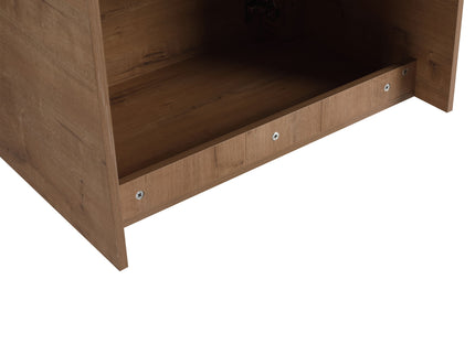 Wall Mounted Bathroom Vanity With Sink And Storage Shelves, Soft Close Doors