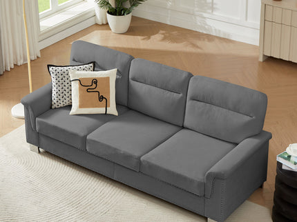 3 Seater Elegant Stationary Sofa