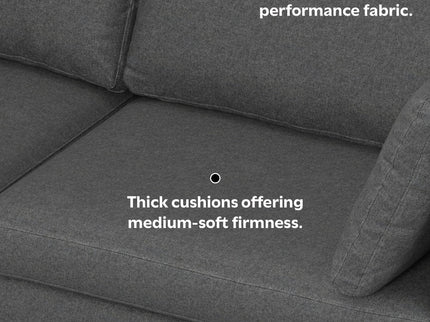 Ava - Mid Century Corner Sectional Sofa Handcrafted