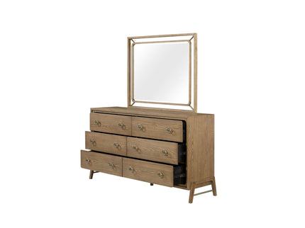 6 Drawer Dresser - Latte