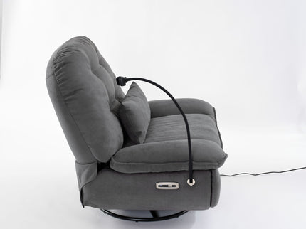 Power Recliner Swivel Glider USB Charger With tooth Music Player, Sleep, Working, Game And Leisure