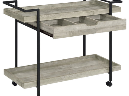 Begonia - 1 Drawer Cart - Driftwood