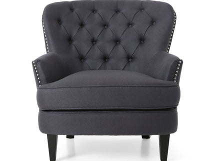 Enchante - Living Room Set With Tufted Back Club Chair And Ottoman