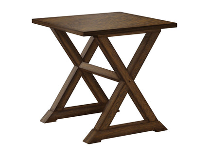 Compact Accent End Table, Square, Transitional