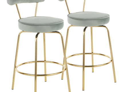 Rhonda - Glam Counter Stool (Set of 2)