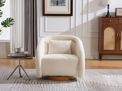 Swivel Accent Chair With 360 Degree Rotating