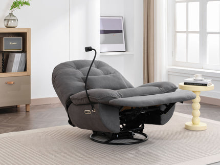 Power Recliner Swivel Glider USB Charger With tooth Music Player, Sleep, Working, Game And Leisure