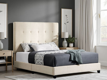 Tufted Upholstered Platform Bed