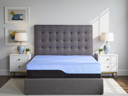 Refresh - 12" Hybrid Cooling Fast Responding Latex Foam And Coil Mattress