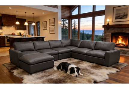 Upholstered Large Seating Modular Sectional