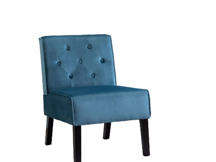Reese - Living Room Armless Button Tufted Pattern Accent Chair (Set of 2)