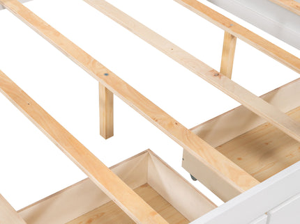 Bunk Bed With Ladders And 2 Storage Drawers