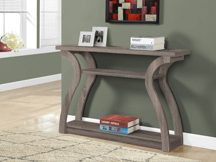 Accent Console Table For Entryway, Unique Curved Design