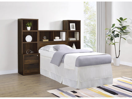 Geary - Bookcase Headboard With Open Cubbies