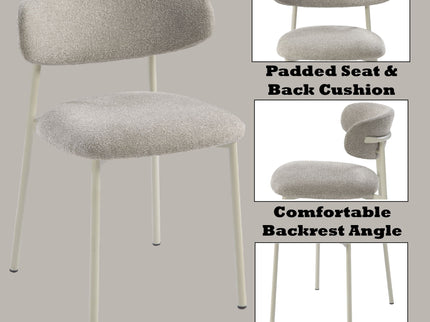 Ingram - Side Chair (Set of 2) - Light Gray