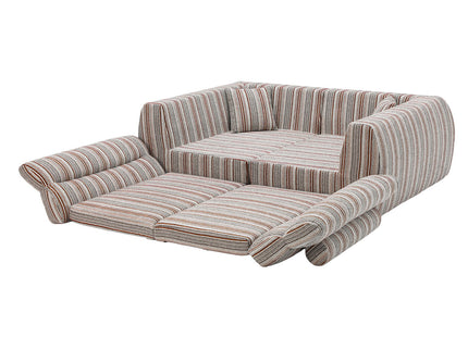 3 Seater, Couch With Throw Pillows For Living Room
