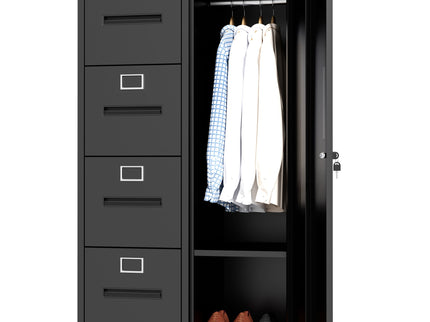 Storage Vertical Filing Cabinet With Lock