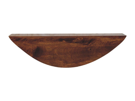 Crescent - Floating Wall Shelf - Brown