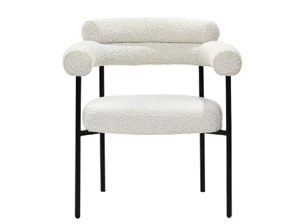 Upholstered Accent Dining Chairs With Armrests (Set of 2)
