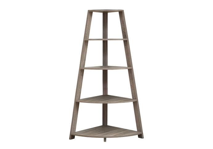 Bookshelf, Bookcase, Etagere, Corner, 4 Tier, Office, Contemporary & Modern