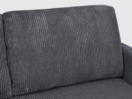 Upholstered Loveseat With Arms And Pillows