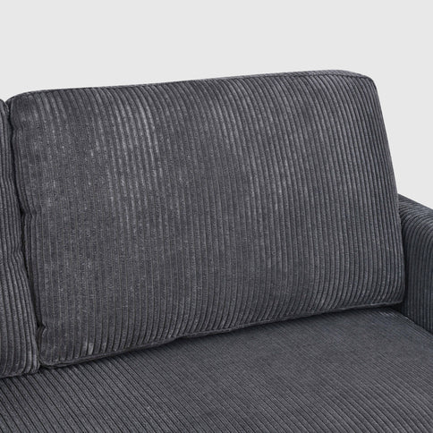 Upholstered Loveseat With Arms And Pillows
