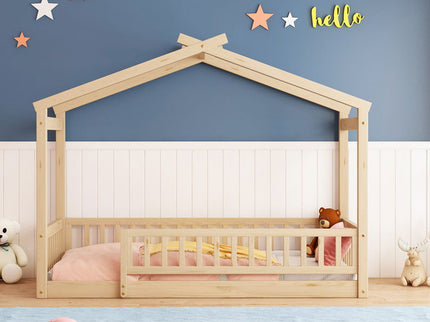 Bed House Bed Frame With Fence