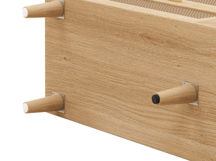 6 Drawer Storage Cabinet With For Bedroom Or Living Room - Natural