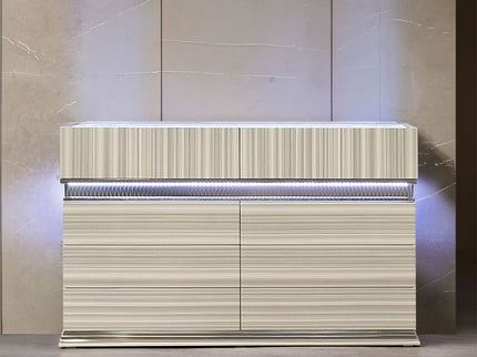 Leonor - 6 Drawer Dresser - Gray