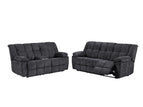 Black / 2 Pc. Sofa, Loveseat