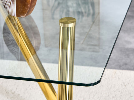 Dining Table With Transparent Surface