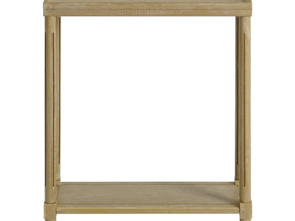 Narrow Side End Tables With Shelf (Set of 2)