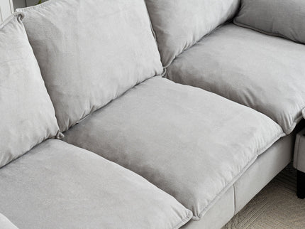 Convertible Combination Sofa With Footstools With Storage