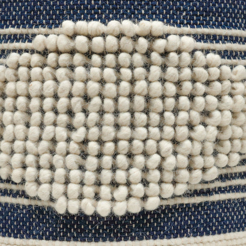 Diamond - Handcrafted Cylindrical Pouf