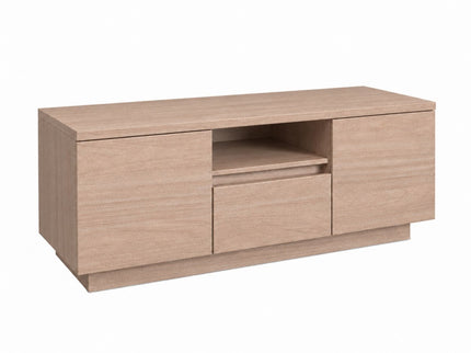 TV Stand For TVs Up To 50" With 1 Drawer And 2 Doors - Walnut
