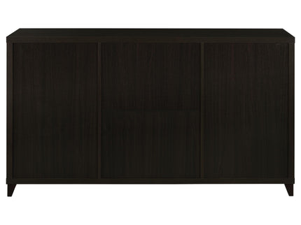 Nyler - 3 Drawer Rectangular TV Console - Cappuccino