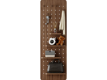 Wall Mounted Full Length Mirror With Shelf And Hook
