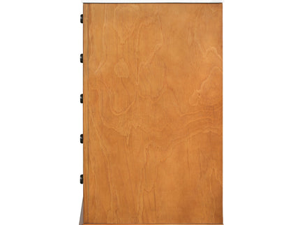 Bathroom Vanity With Integrated Sink, Soft-Closing Door - Natural Wood