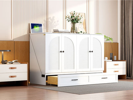 Murphy Bed With Large Drawers