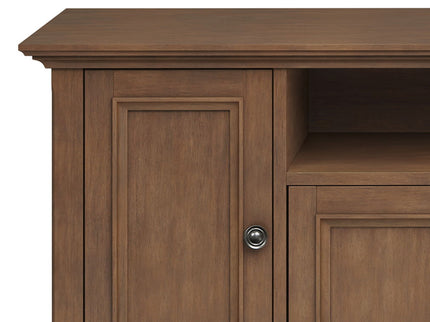 Amherst - Wide TV Media Stand - Rustic Natural Aged Brown