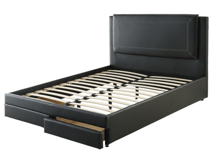 Modern Bed With Storage Drawers