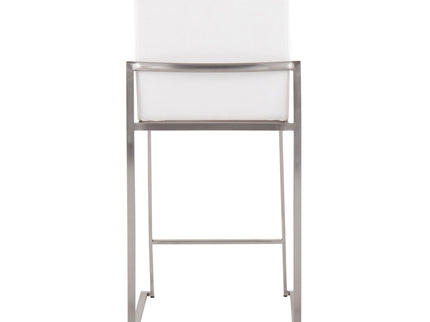 Fuji - Contemporary High Back Counter Stool, Functional Design