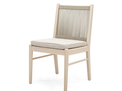 Cordoba - Dining Chair (Set of 2) Comfortable Armless Chairs - Beige
