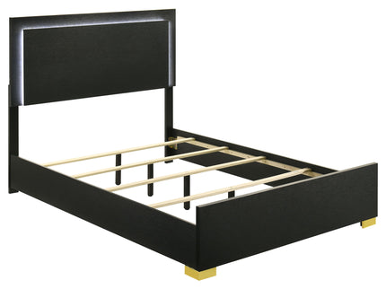 Jeremiah - LED Panel Bed With Touch Controlled Lighting