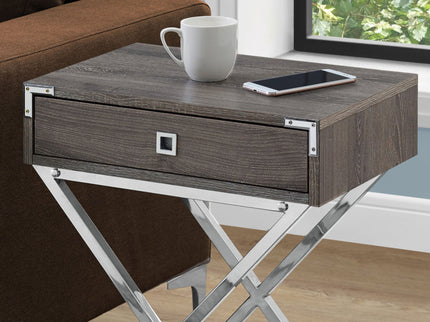 Accent Side Table, Storage Drawer, Stylish Design Contemporary & Modern