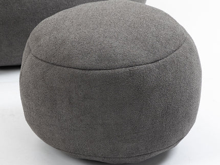Bedding Bean Bag Sofa Chair High Pressure Foam With Footrest