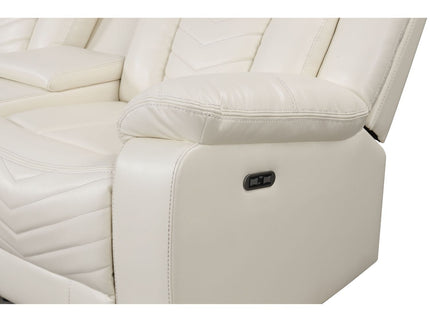 Challenger - Recliner Sectional Sofa, Built In USB, C Ports & Bluetooth