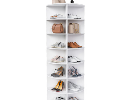 Rotating Shoe Rack Tower